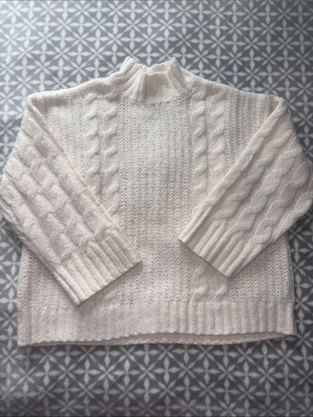 Scoop Sweater Ivory Large